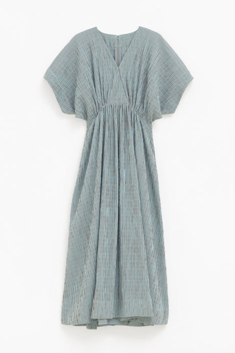 Bekk Long Dress Choc Mint Stripe