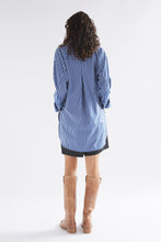 Load image into Gallery viewer, Ligne Print Shirt Blue Stripe