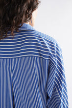 Load image into Gallery viewer, Ligne Print Shirt Blue Stripe
