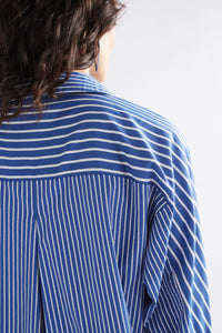 Ligne Print Shirt Blue Stripe