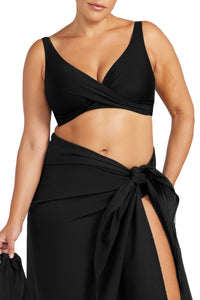 Hues Delacroix bikini top Black