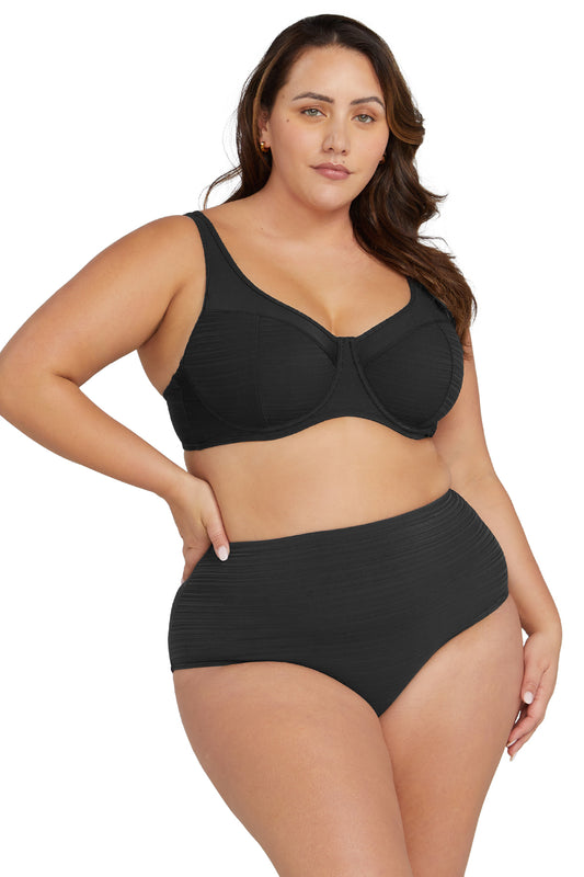 Aria Giotto underwire bikini Black