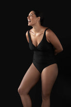 Load image into Gallery viewer, Hues Delacroix Multi Cup One Piece Swimsuit - Black