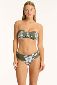 Aloha Mid Bikini Pant Khaki Sealevel Australia
