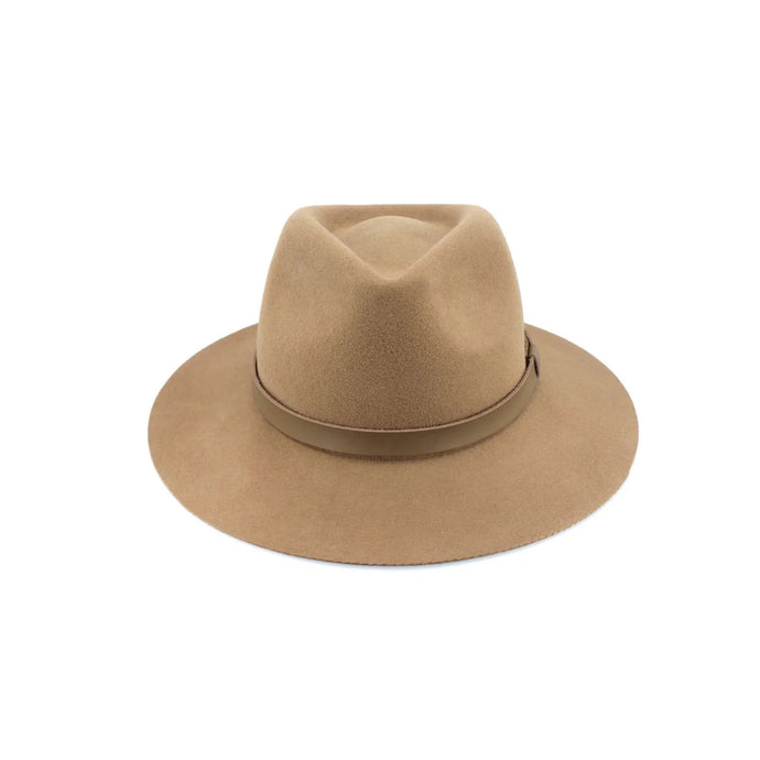 Thredbo Wool Felt Fedora Camel