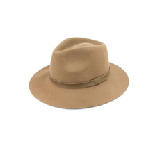 Load image into Gallery viewer, Thredbo Wool Felt Fedora Camel