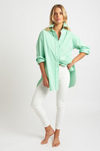 Load image into Gallery viewer, The Boyfriend Shirt - Green Stripe