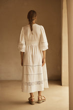 Load image into Gallery viewer, BIANCA Lace Panelled Midi Dress