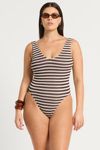 Load image into Gallery viewer, mara one piece sable dot stripe