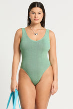 Load image into Gallery viewer, mara one piece ice blue lurex