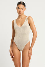 Load image into Gallery viewer, mara one piece white lurex