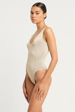 Load image into Gallery viewer, mara one piece white lurex