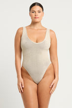 Load image into Gallery viewer, mara one piece white lurex