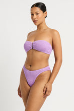 Load image into Gallery viewer, tie back blake bandeau Lilac Shimmer