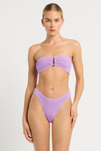 Load image into Gallery viewer, tie back blake bandeau Lilac Shimmer