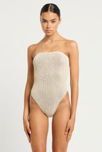 Load image into Gallery viewer, belt fane one piece white lurex