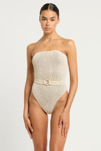 Load image into Gallery viewer, belt fane one piece white lurex