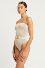 Load image into Gallery viewer, belt fane one piece white lurex