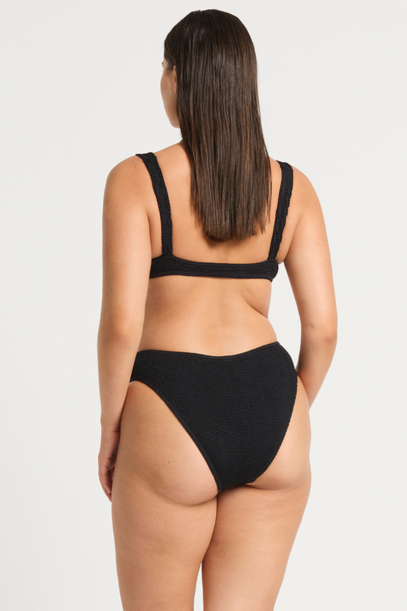 levi balconette black shimmer