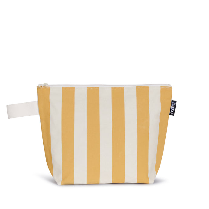 stash base large (canvas) - mustard stripe