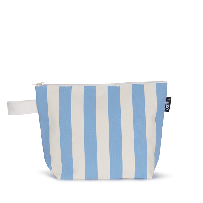 stash base large (canvas) - powder blue stripe