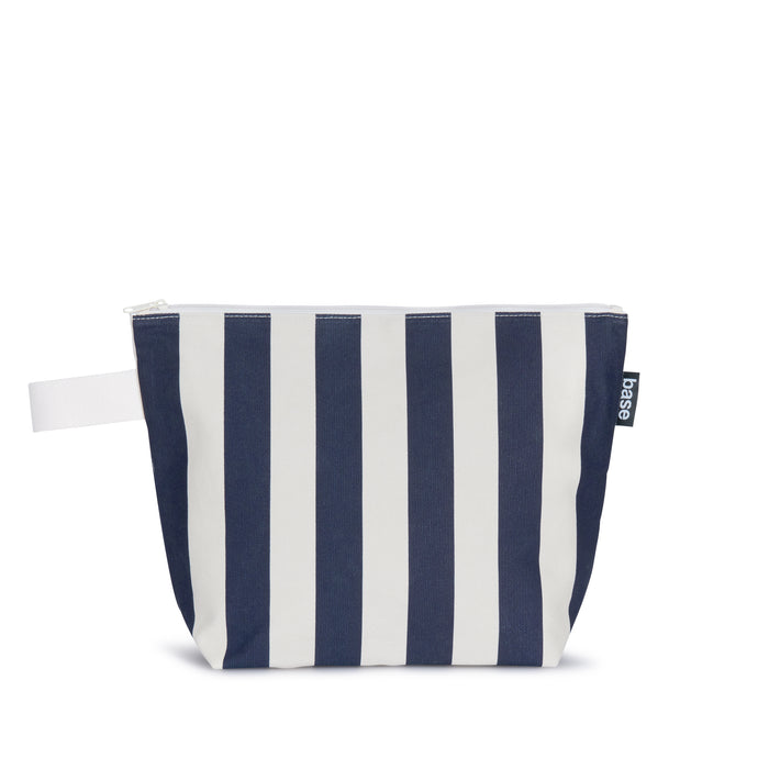 stash base large (canvas) - navy stripe