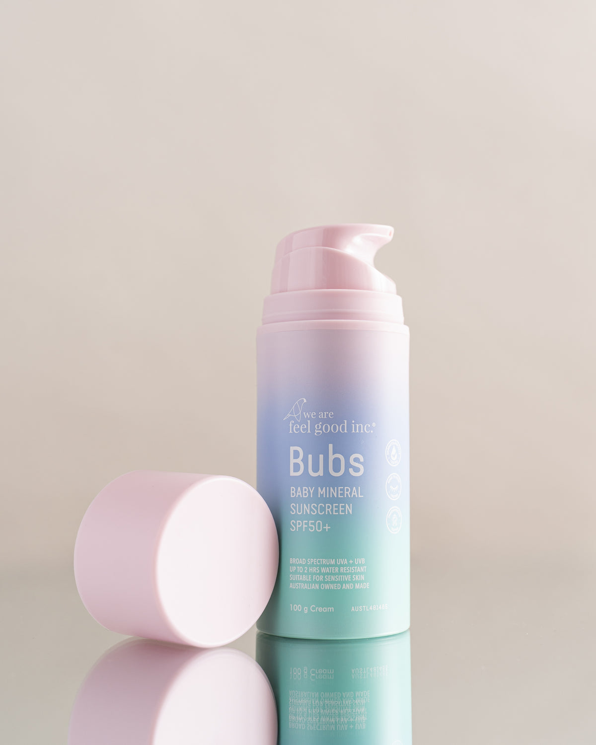 Bubs Baby Mineral sunscreen Cream SPF50+
