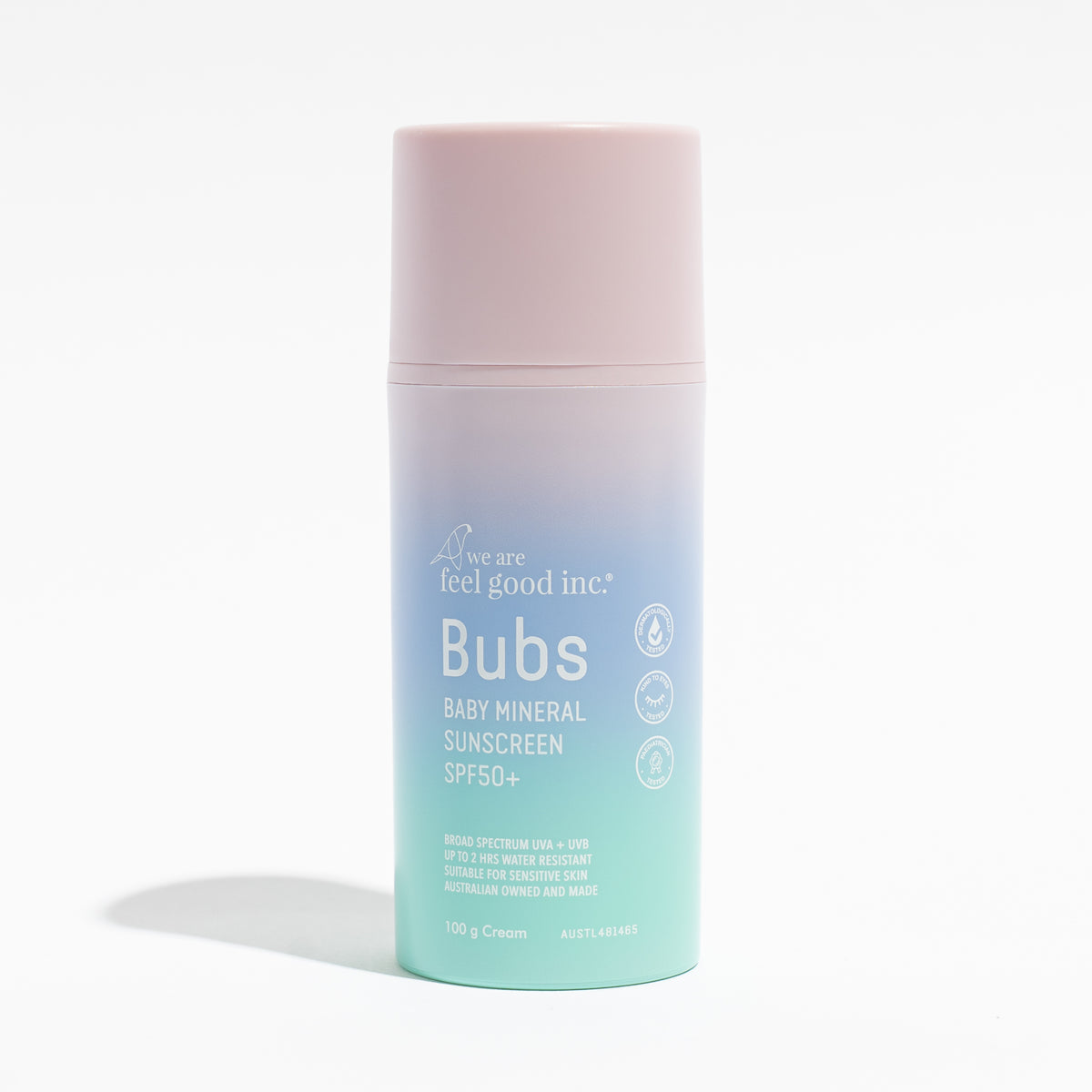 Bubs Baby Mineral sunscreen Cream SPF50+