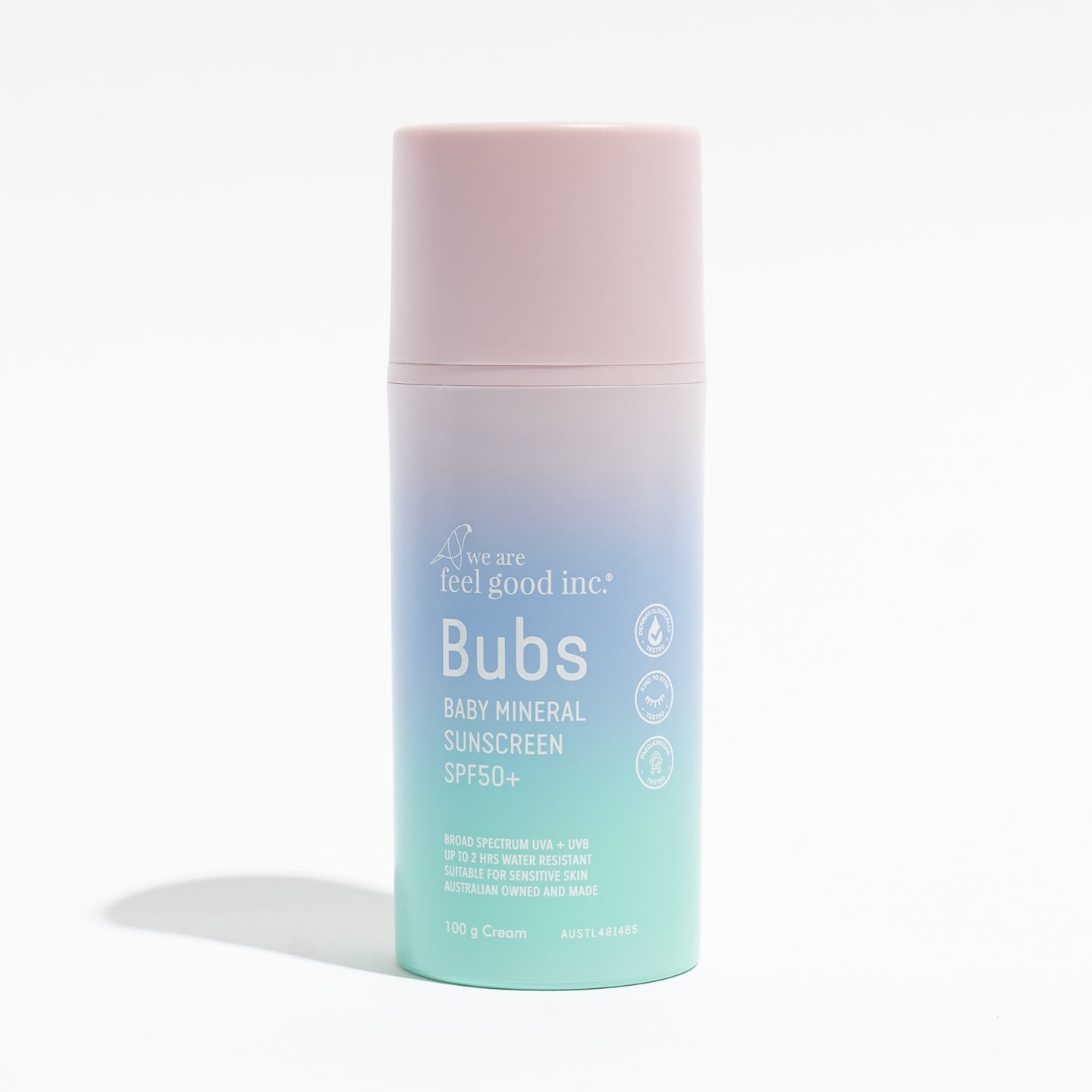 Bubs Baby Mineral sunscreen Cream SPF50+