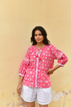 Load image into Gallery viewer, Camellia Blouse Cherry