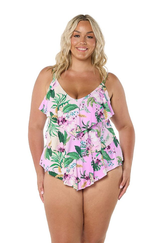 Honolulu 3 Tier Tankini Top