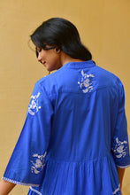 Load image into Gallery viewer, C™te d&#39;Azur Swing Dress Blue