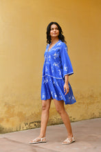 Load image into Gallery viewer, C™te d&#39;Azur Swing Dress Blue