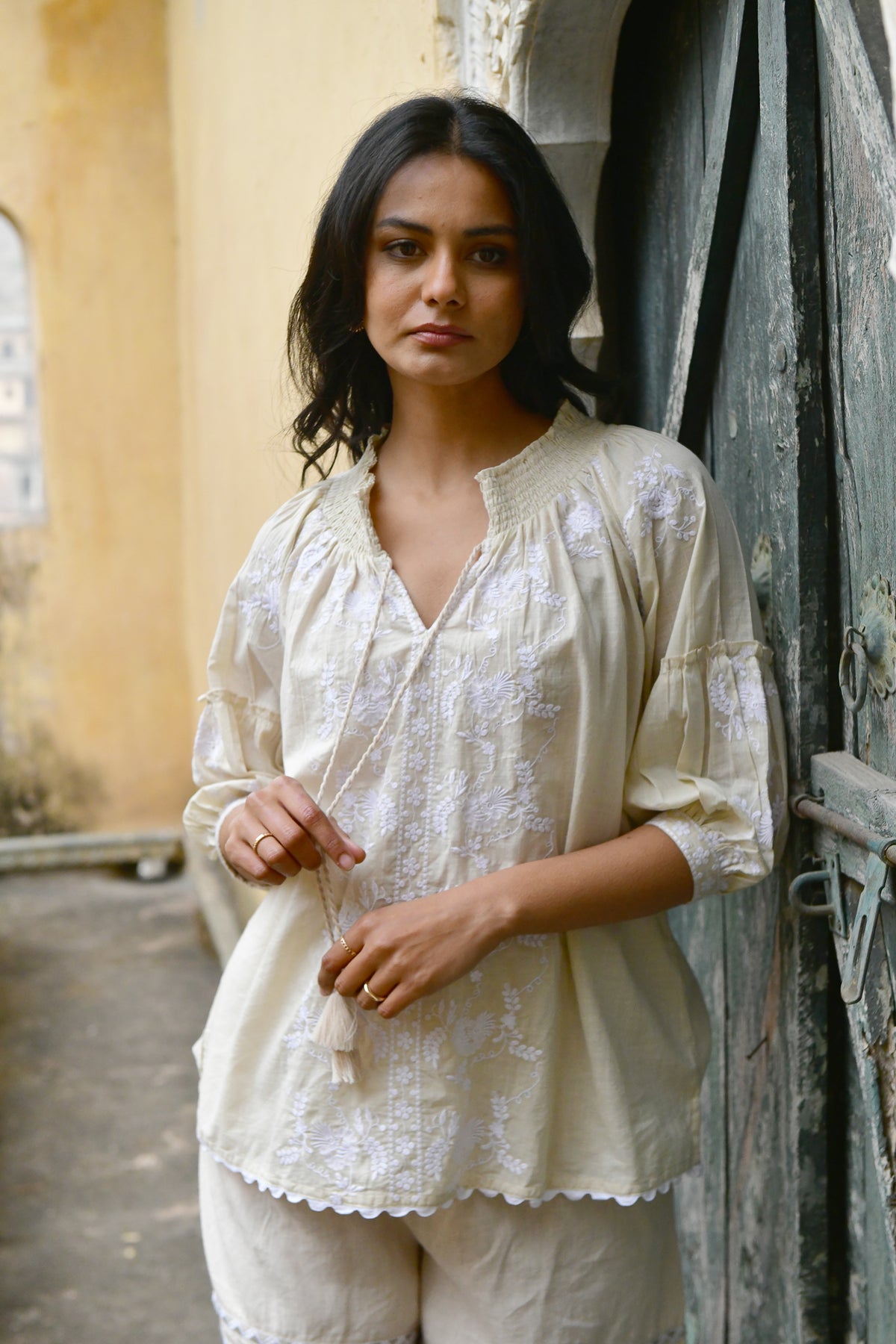 Côte d'Azur Blouse Oat