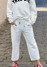 Load image into Gallery viewer, Frenchie Track Pant White