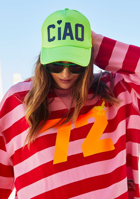 Pink Stripe Summer 72 Sweat