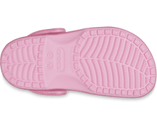 Load image into Gallery viewer, Classic Glitter Clog Toddler Pink Tweed Glitter
