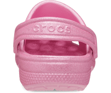 Load image into Gallery viewer, Classic Glitter Clog Toddler Pink Tweed Glitter