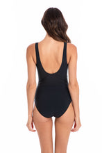 Load image into Gallery viewer, BLACK MICROFIBER Surplice