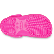 Load image into Gallery viewer, Pink sandal sole with Crocs branding on a white background