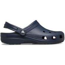 Load image into Gallery viewer, Navy blue clog shoe on a white background