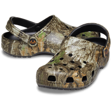Load image into Gallery viewer, Camouflage clogs on a white background