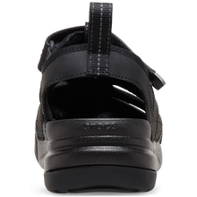 Load image into Gallery viewer, Black sandal with a strap on a white background
