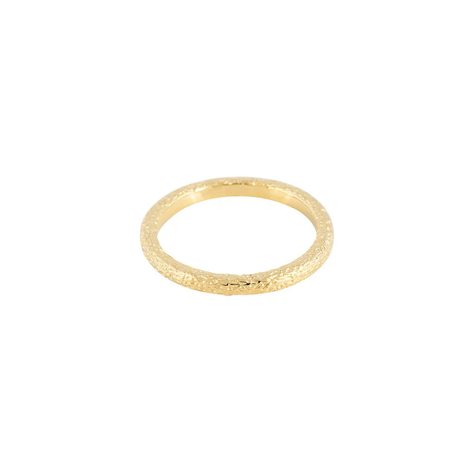 Antique Gold Stacking Ring