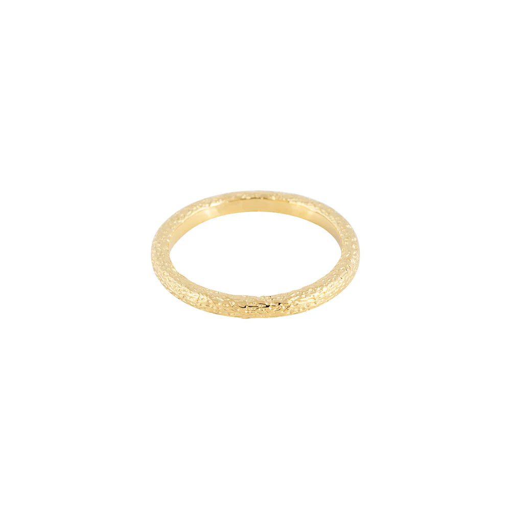 Antique Gold Stacking Ring