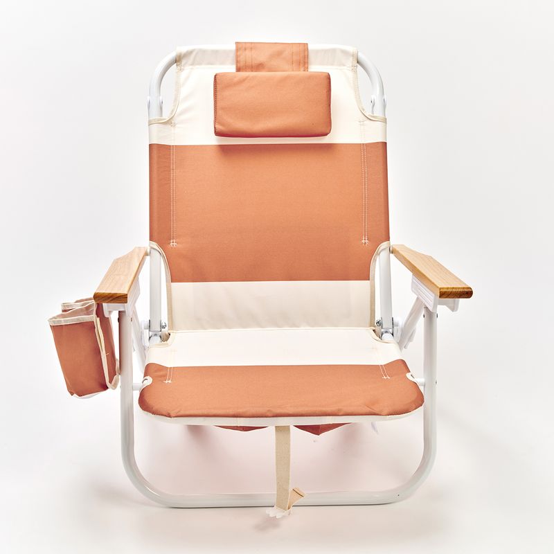 Deluxe Beach Chair Tierra Clay Block