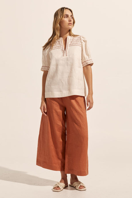 Dialect Top - Ivory