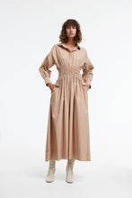 Load image into Gallery viewer, Emma Shirt Dress - Almond