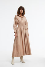 Load image into Gallery viewer, Emma Shirt Dress - Almond