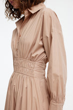 Load image into Gallery viewer, Emma Shirt Dress - Almond